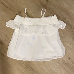 Mayoral size 10 white float girls top. NWT